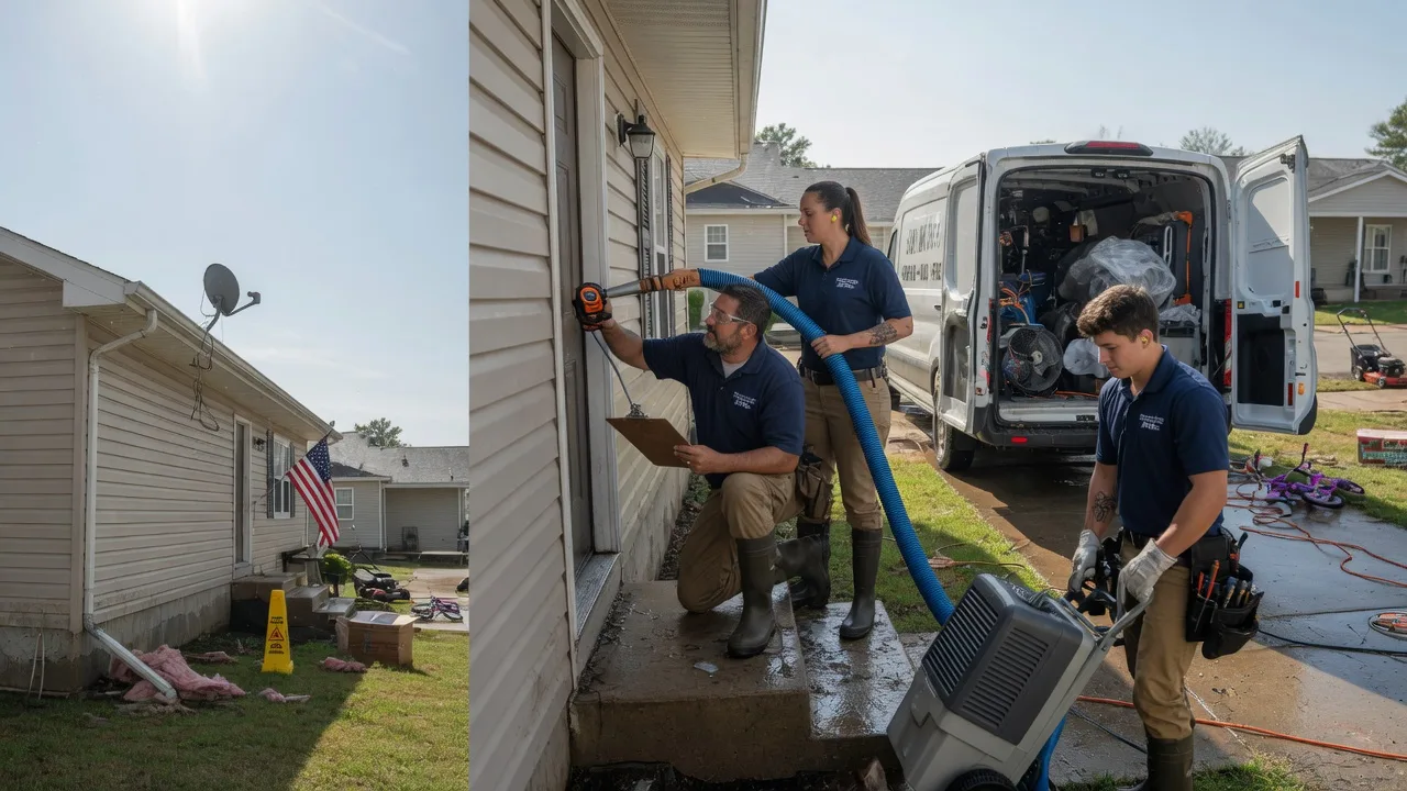 Ceiling Water Damage Restoration in Brookston, IN near me